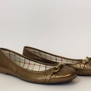Bundle ***Gold COACH Leona Flats size 5B